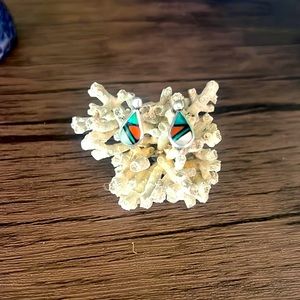 Genuine Handmade Navajo Stud Earrings